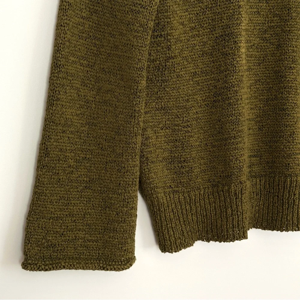 J. Crew Knit Bell Flared Sleeve V-neck Sweater - Picture 11 of 13